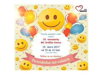 Oslava 10. narozenin MC Srdíčko