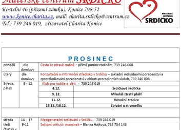 Srdíčko v prosinci