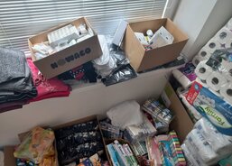 Výtěžek druhé materiální sbírky na Pomoc Ukrajině