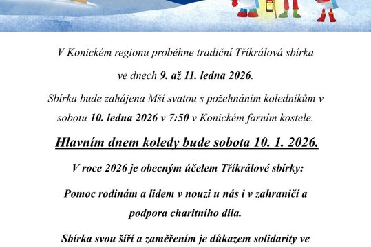 Tříkrálová sbírka 2026