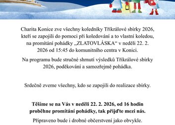 Pozvánka na poděkování koledníkům TKS 2026
