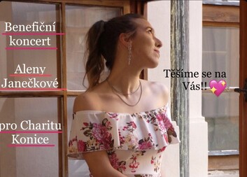 Benefiční koncert Aleny Janečkové pro Charitu Konice